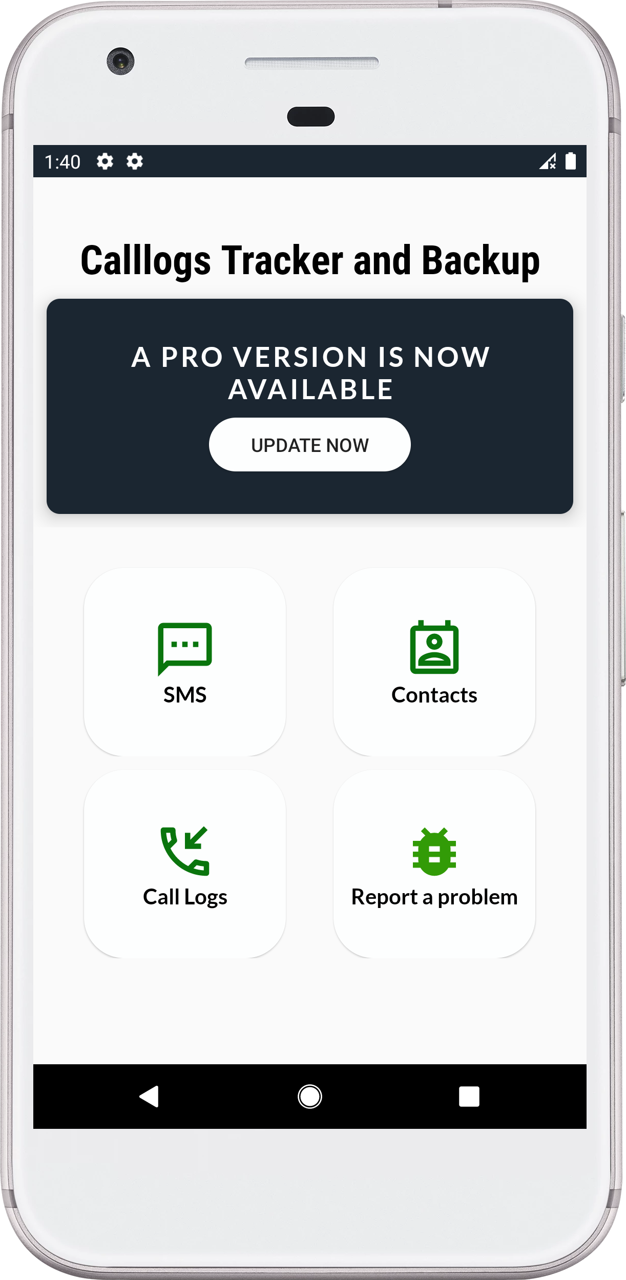 اسکرین شات 4 برنامه Call Log and sms manager