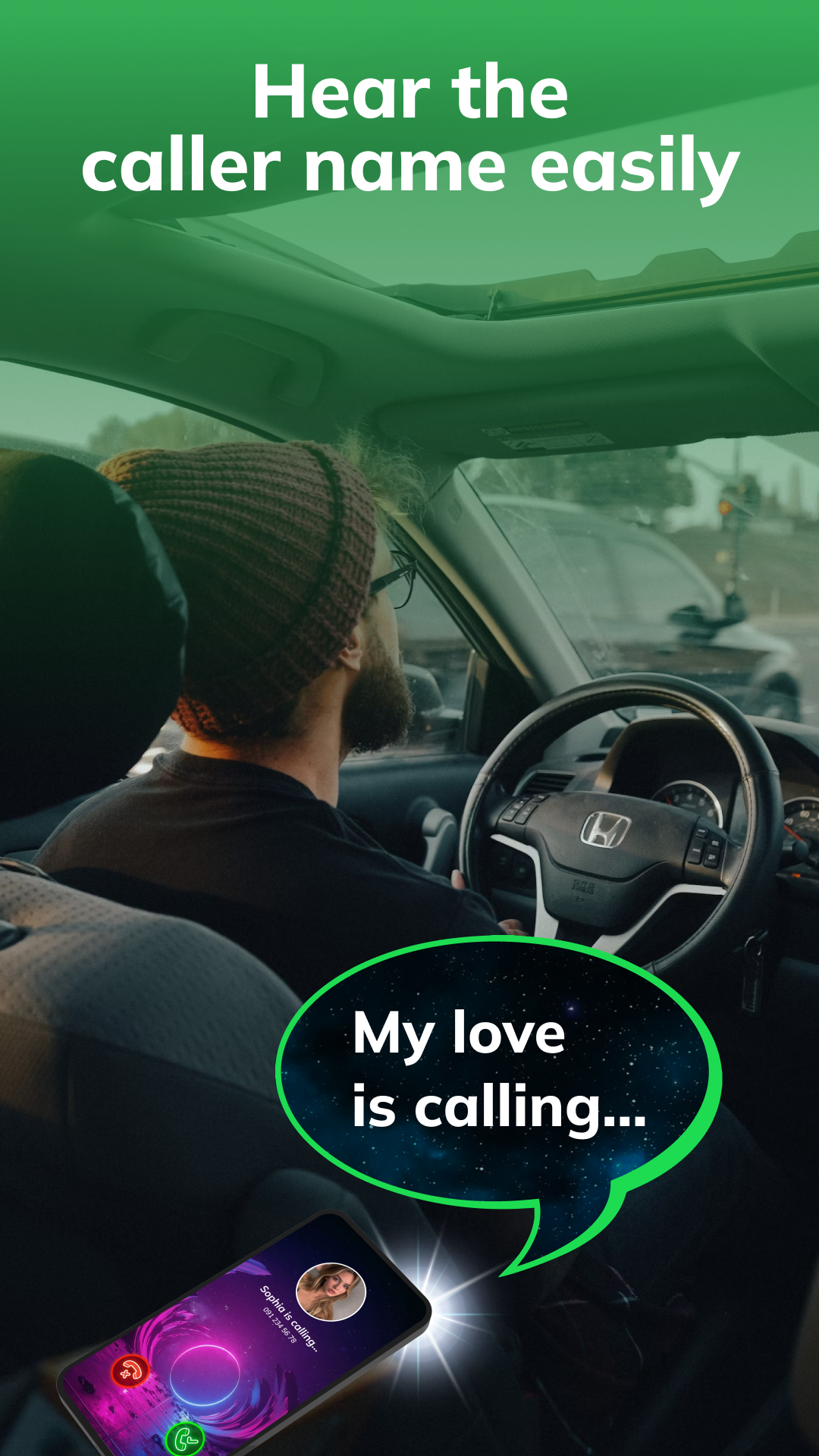 اسکرین شات 5 برنامه Caller Name Announcer App