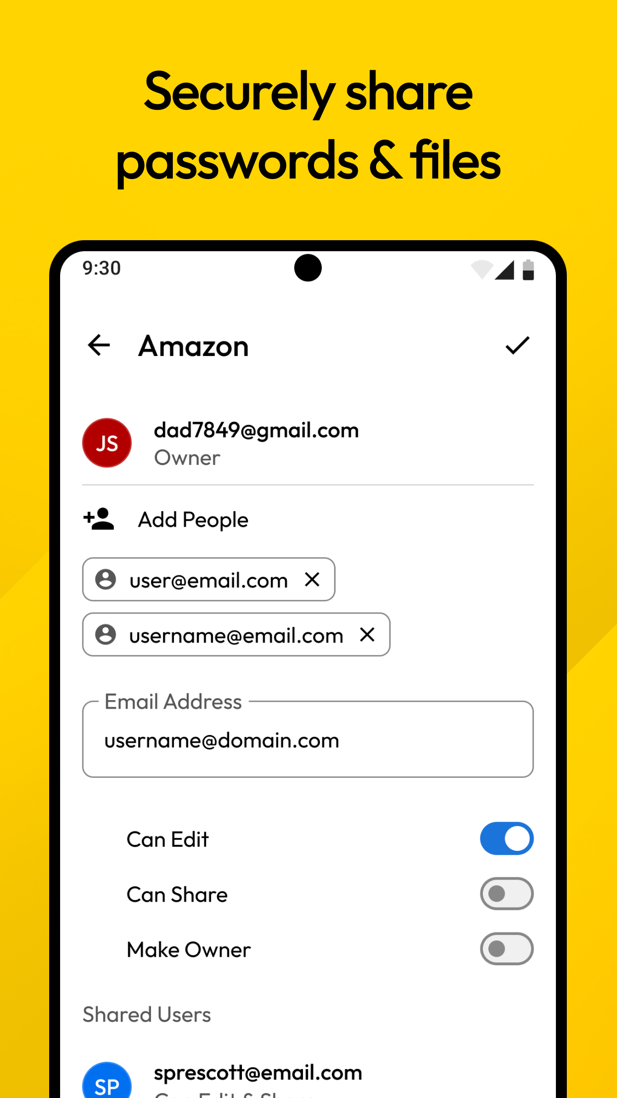اسکرین شات 8 برنامه Keeper Password Manager