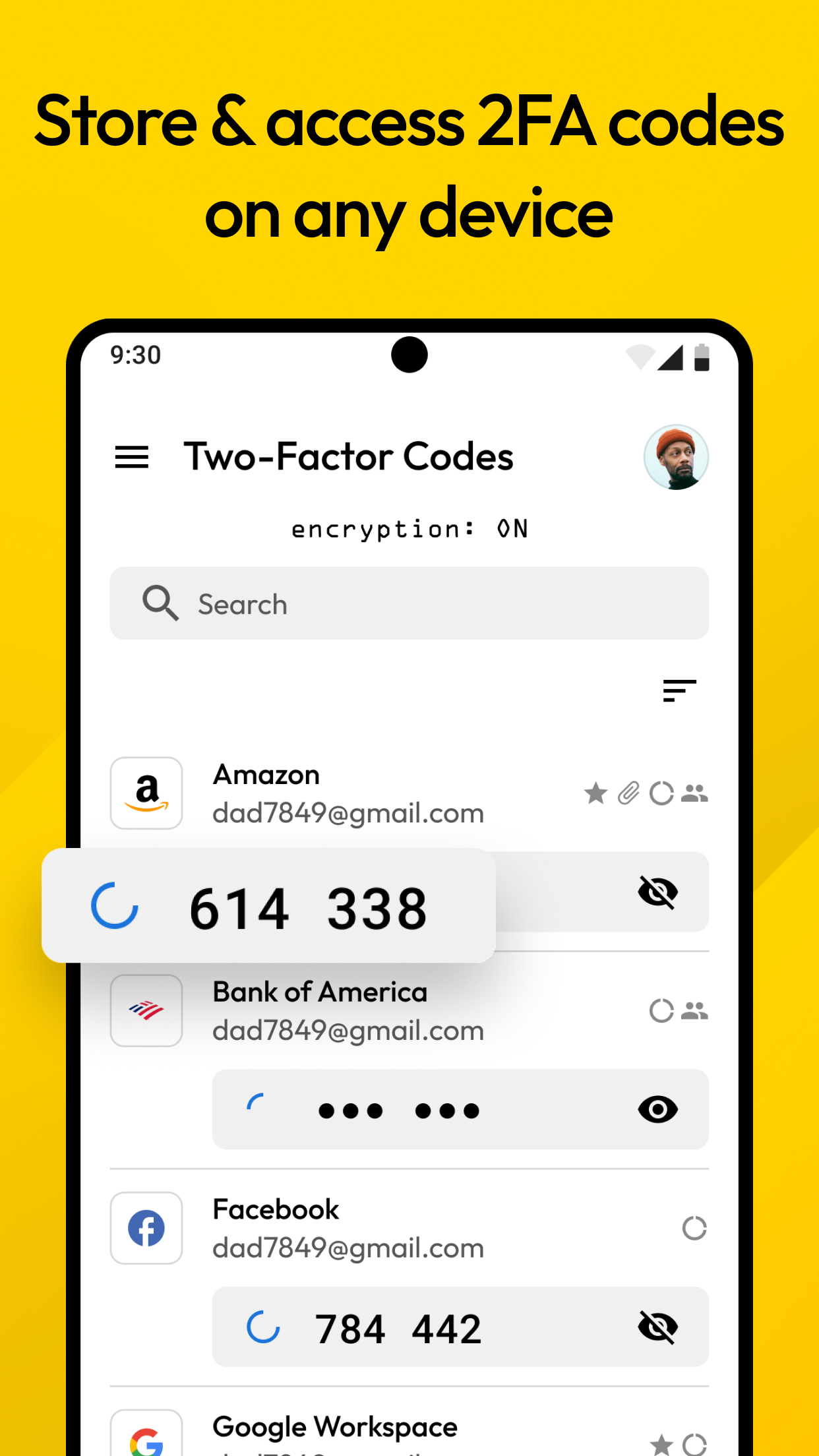 اسکرین شات 7 برنامه Keeper Password Manager