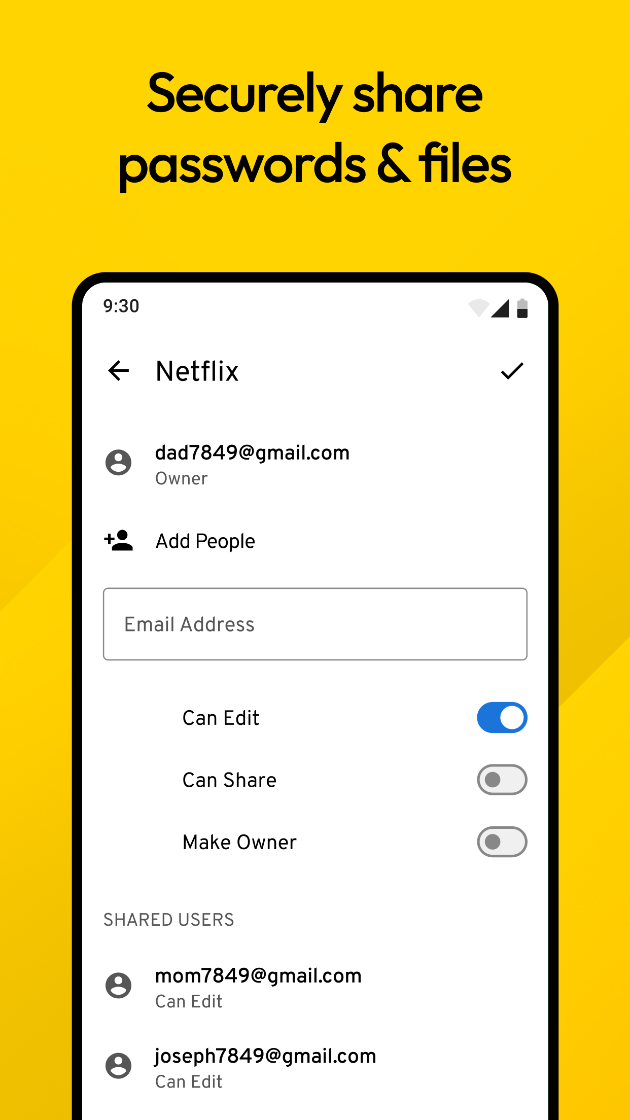 اسکرین شات 8 برنامه Keeper Password Manager