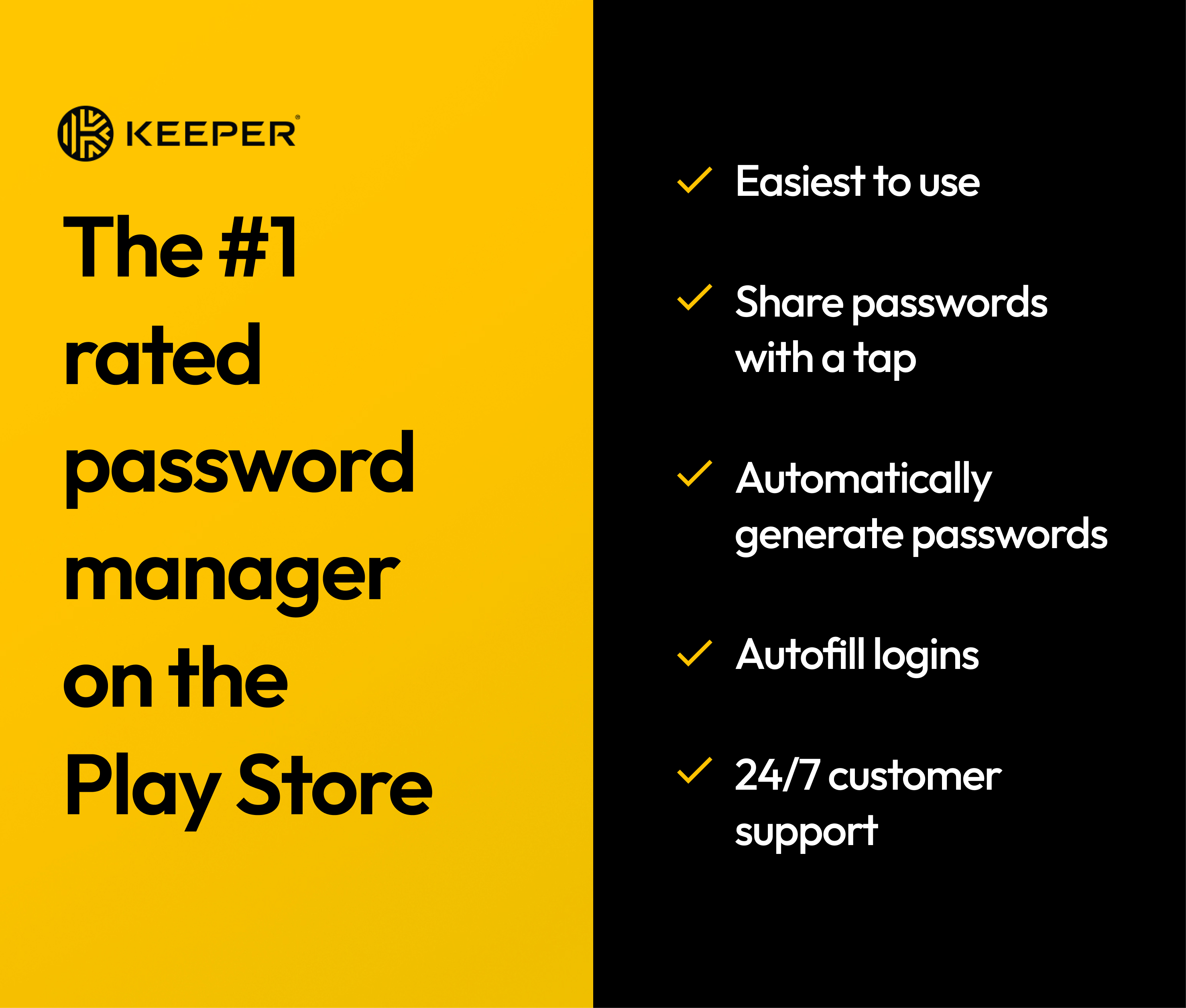 اسکرین شات 1 برنامه Keeper Password Manager