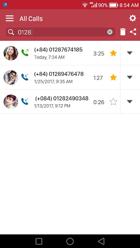 اسکرین شات 4 برنامه Automatic Call Recorder