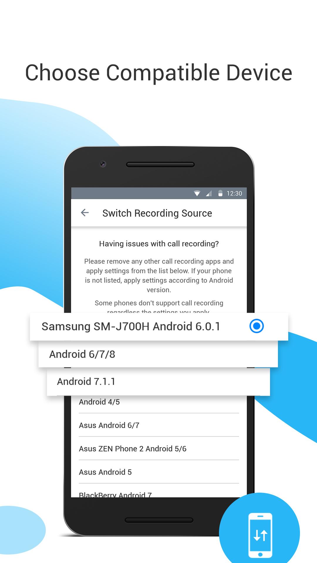 اسکرین شات 4 برنامه Call Recorder: Voice Recorder