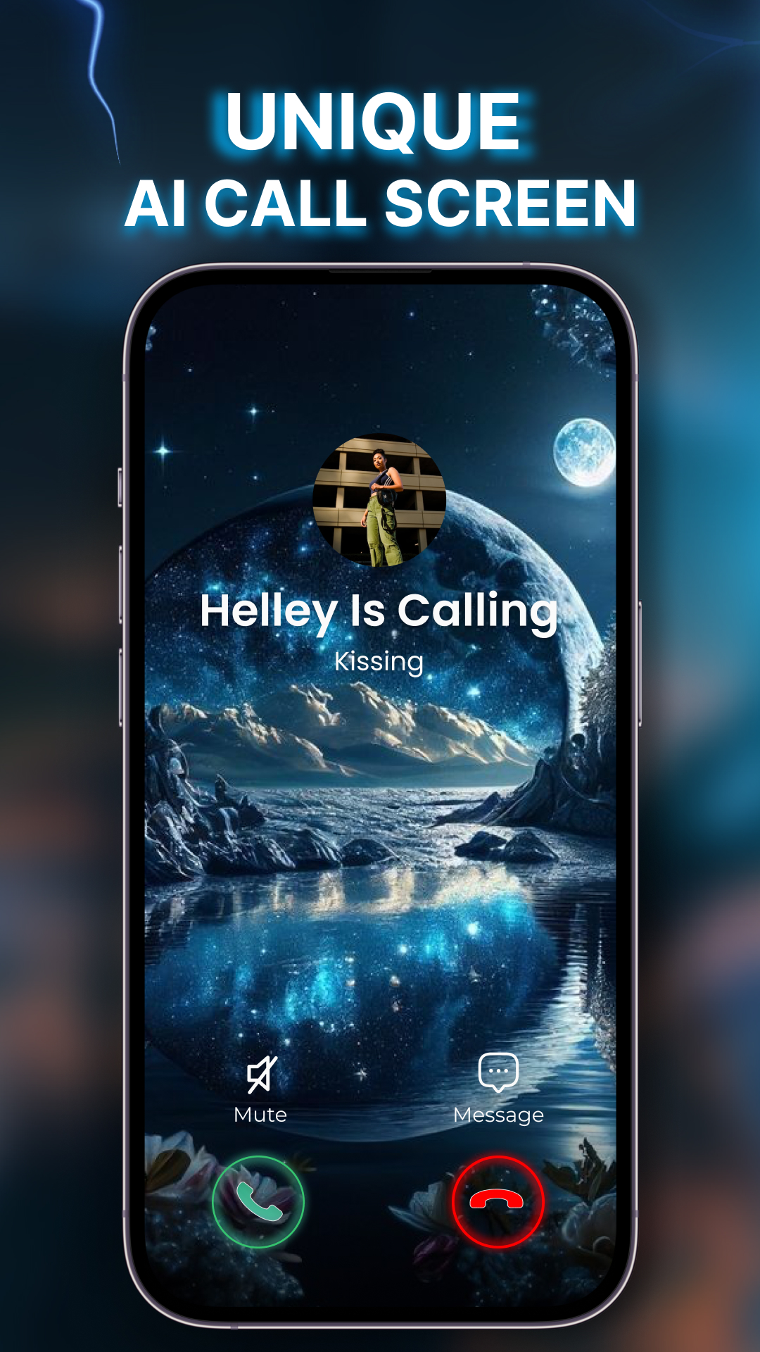 اسکرین شات 1 برنامه Call screen - Color your call