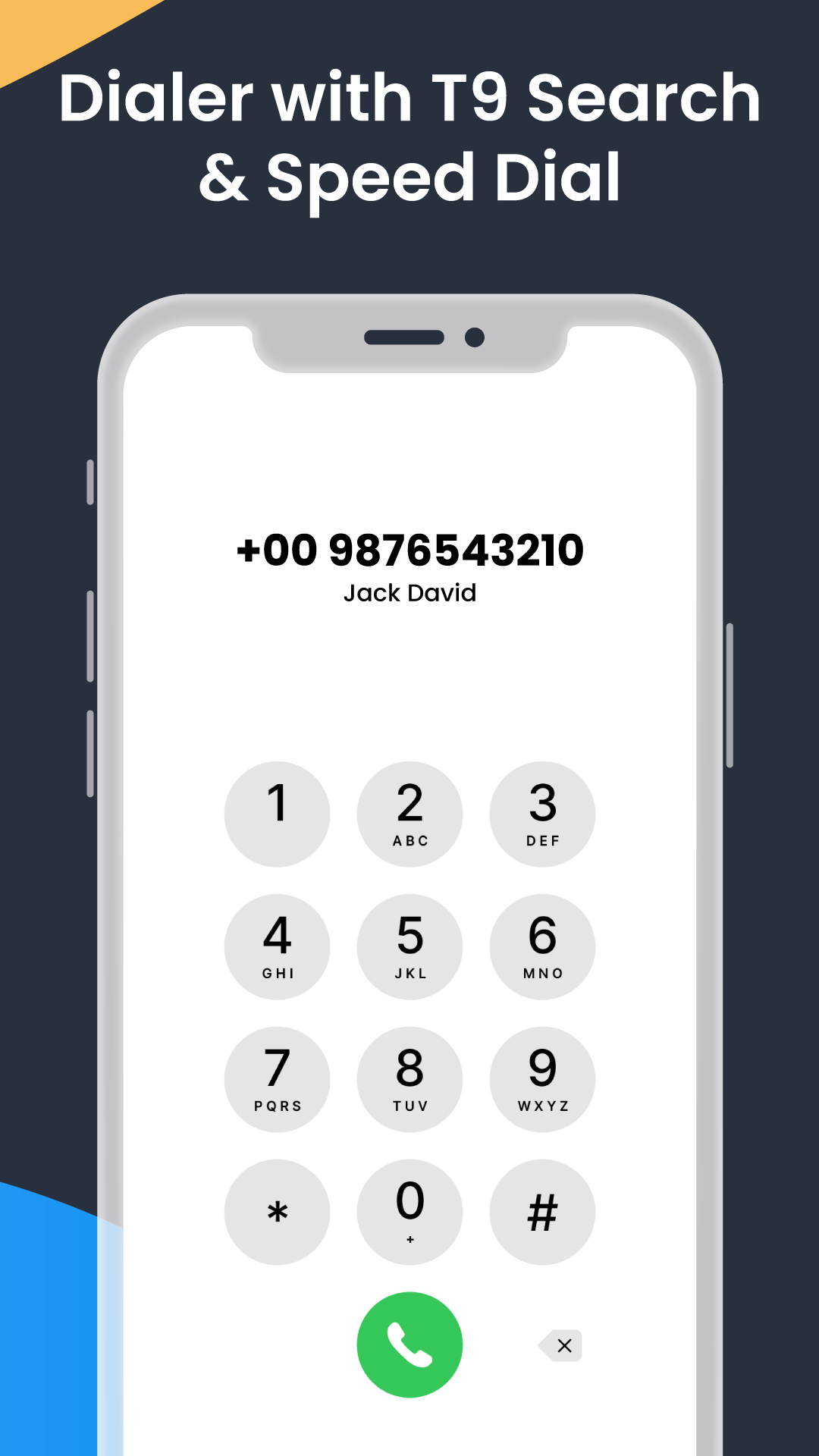 اسکرین شات 3 برنامه iCallify Phone Contacts Dialer