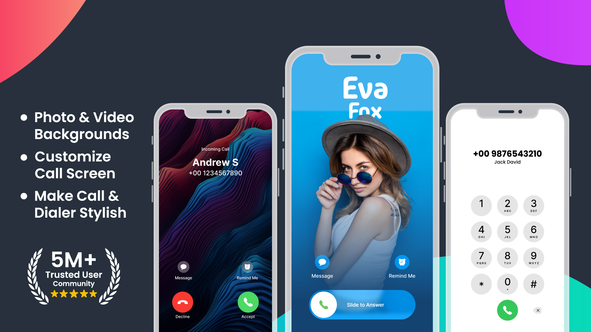 اسکرین شات 1 برنامه iCallify Phone Contacts Dialer