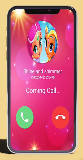 اسکرین شات 2 برنامه Call From -Princess Shimmer Simulator