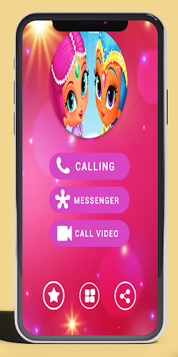 اسکرین شات 4 برنامه Call From -Princess Shimmer Simulator