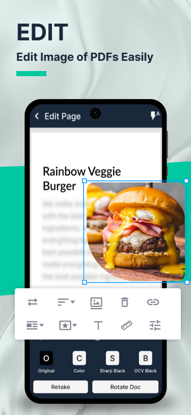 اسکرین شات 4 برنامه PDF scanner- Document scanner