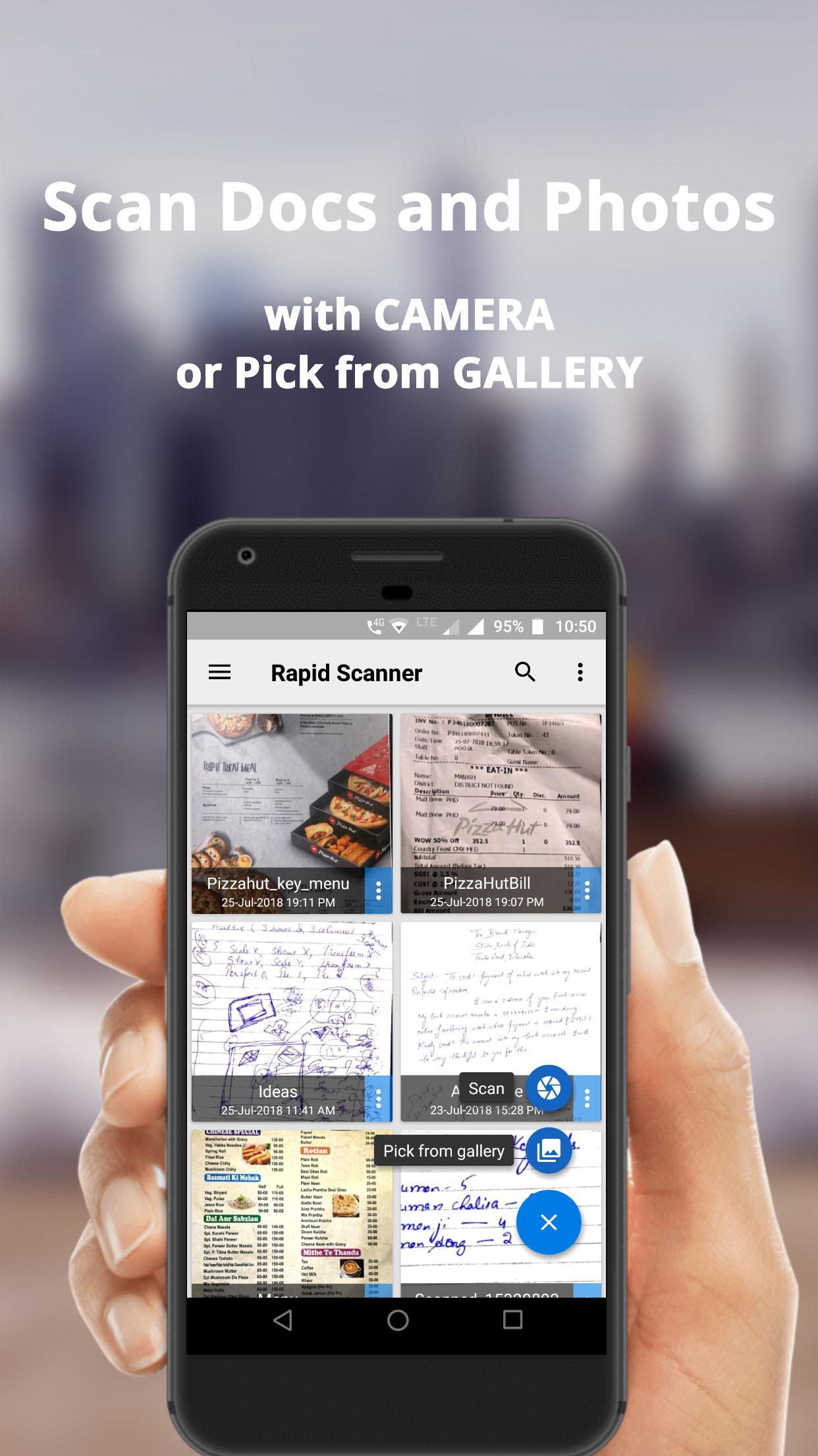 اسکرین شات 2 برنامه Camera Scanner - Rapid Scanner