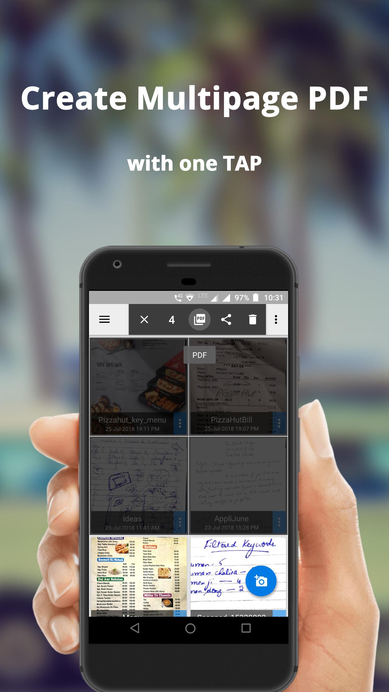 اسکرین شات 3 برنامه Camera Scanner - Rapid Scanner