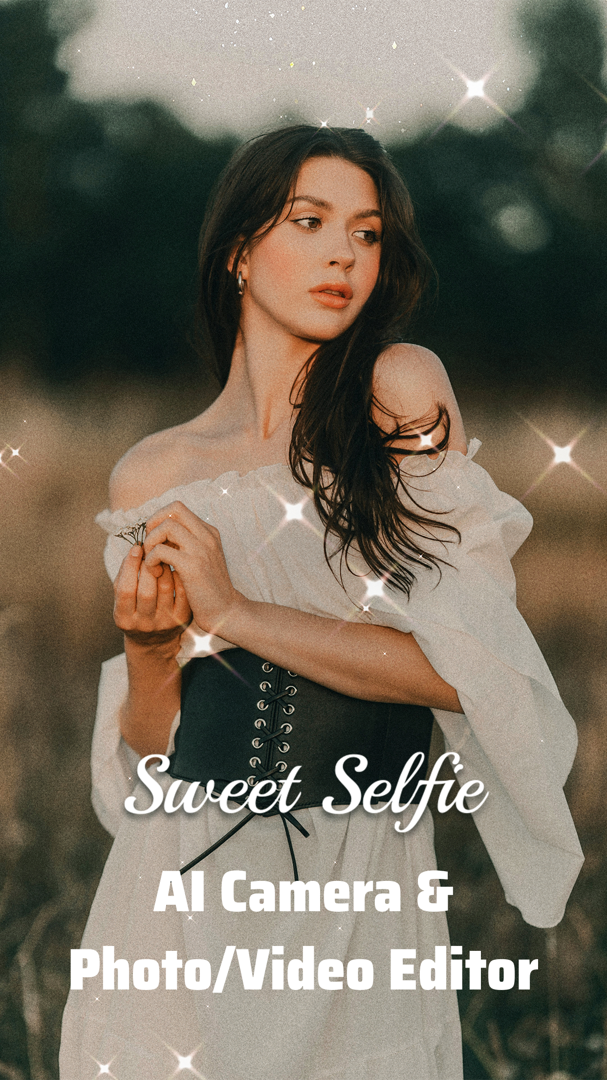 اسکرین شات 1 برنامه Sweet Selfie: AI Camera Editor