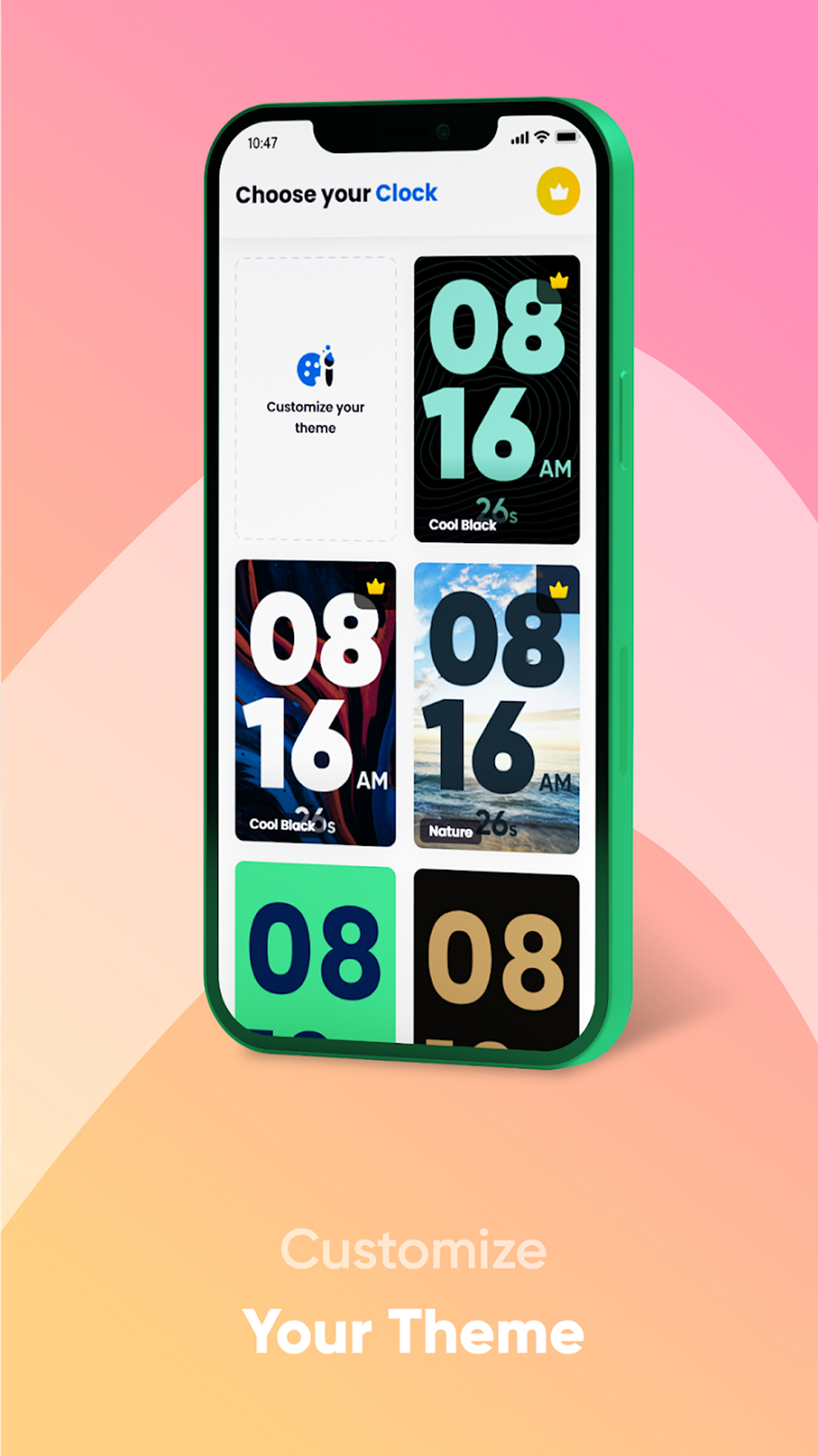 اسکرین شات 2 برنامه Huge Digital Clock