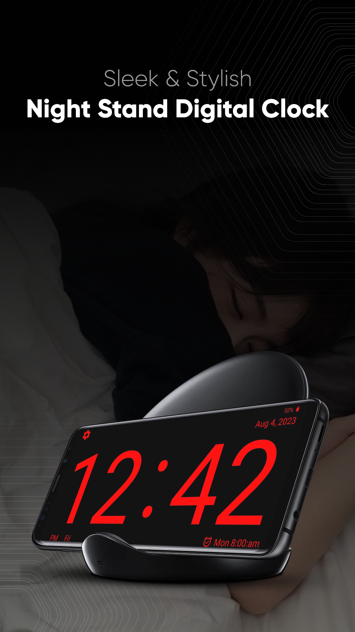 اسکرین شات 7 برنامه Huge Digital Clock Pro