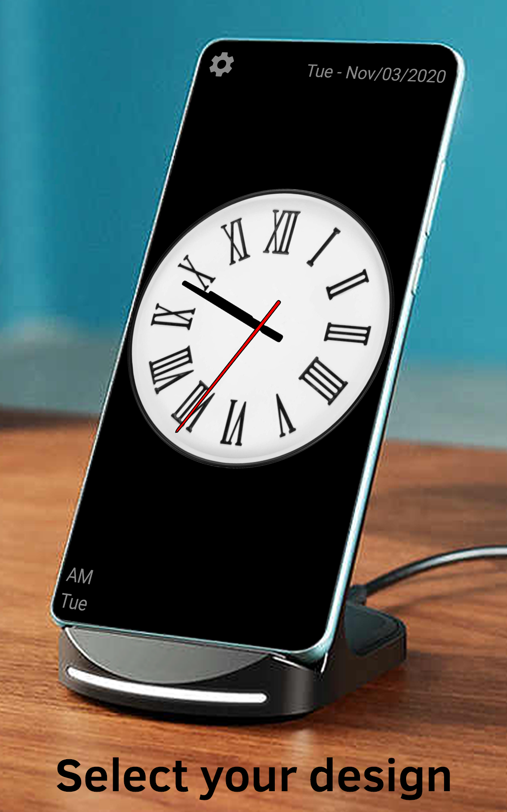 اسکرین شات 6 برنامه Huge Analog Clock
