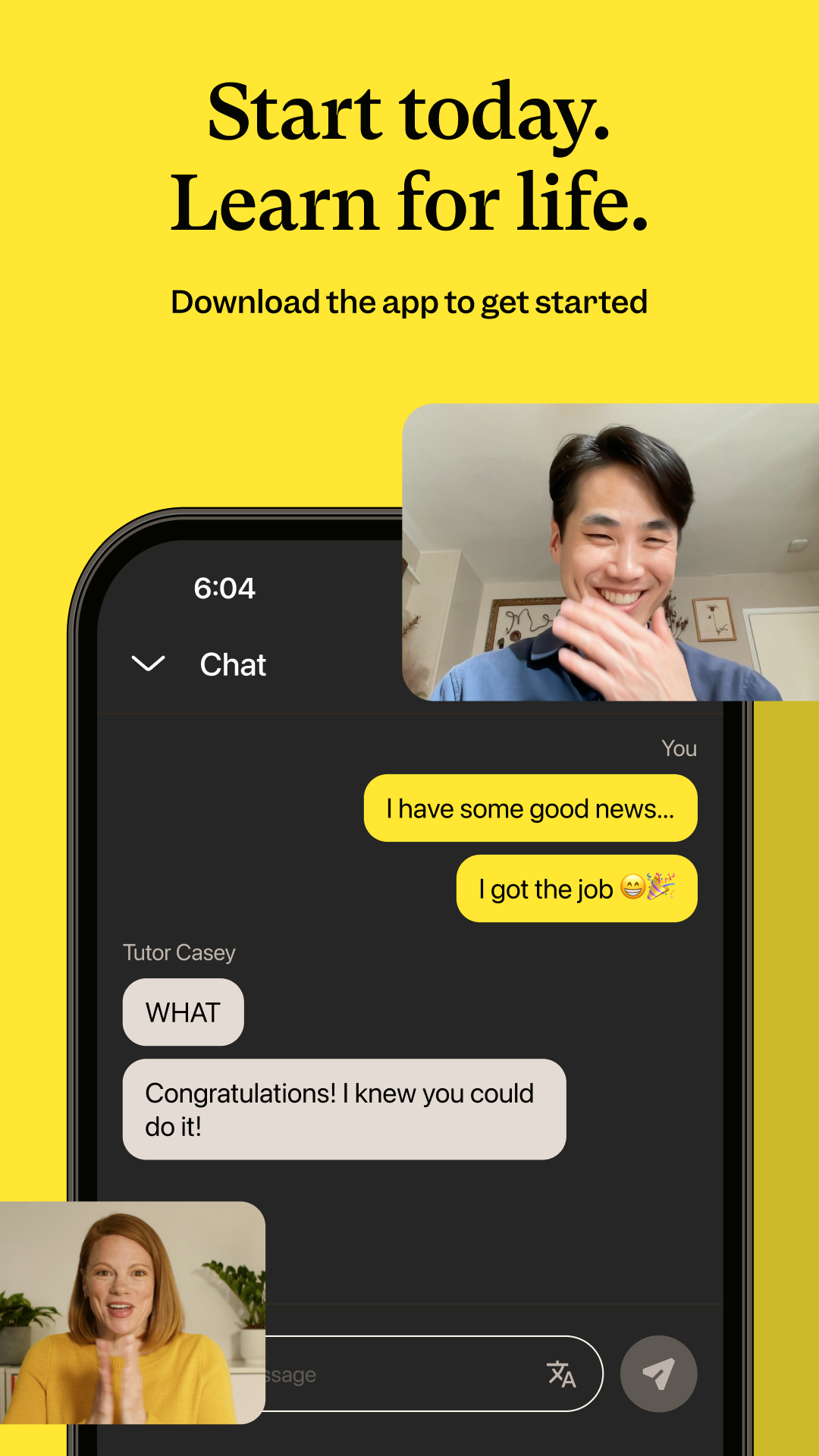 اسکرین شات 8 برنامه Cambly – Learn English
