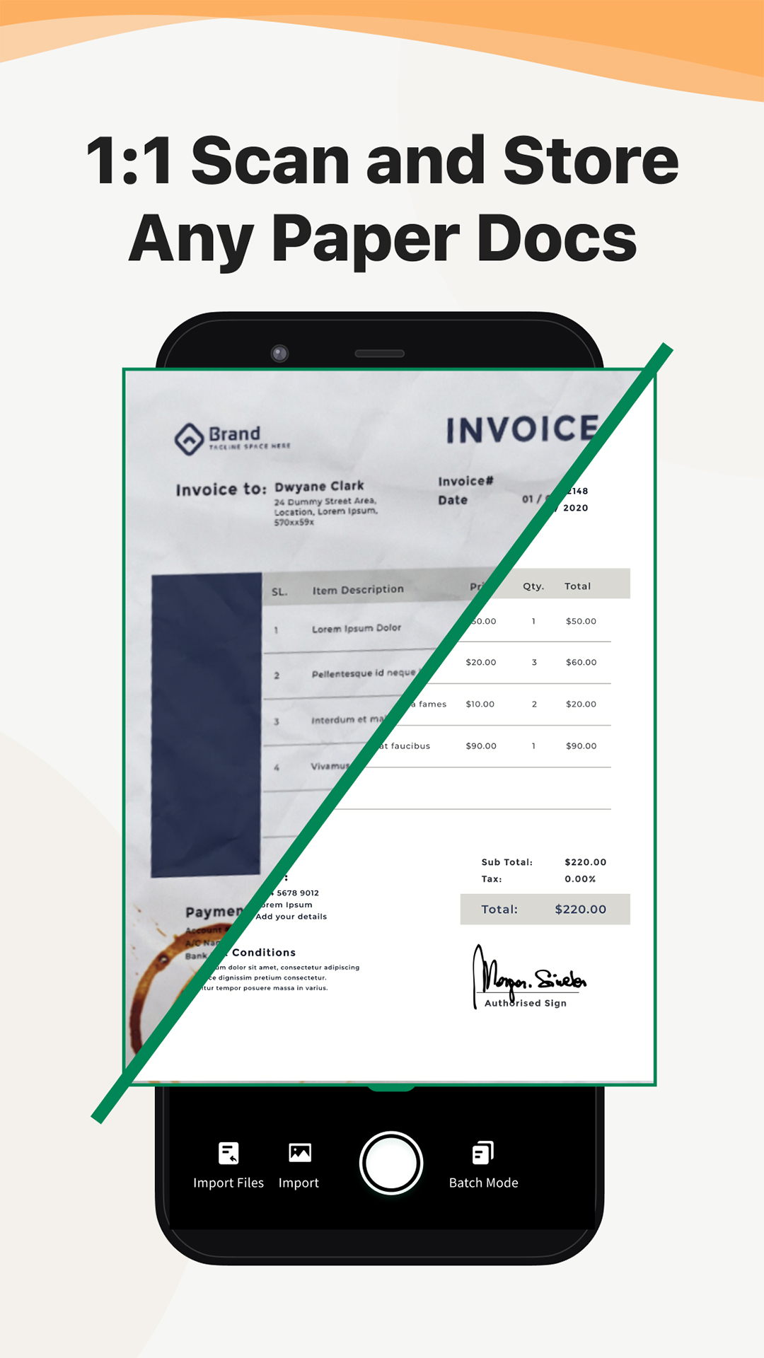 اسکرین شات 2 برنامه OKEN - camscanner, pdf scanner