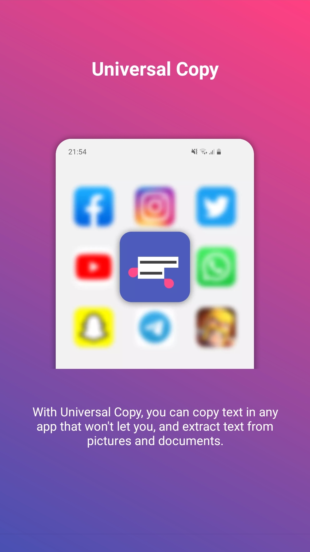 اسکرین شات 1 برنامه Universal Copy