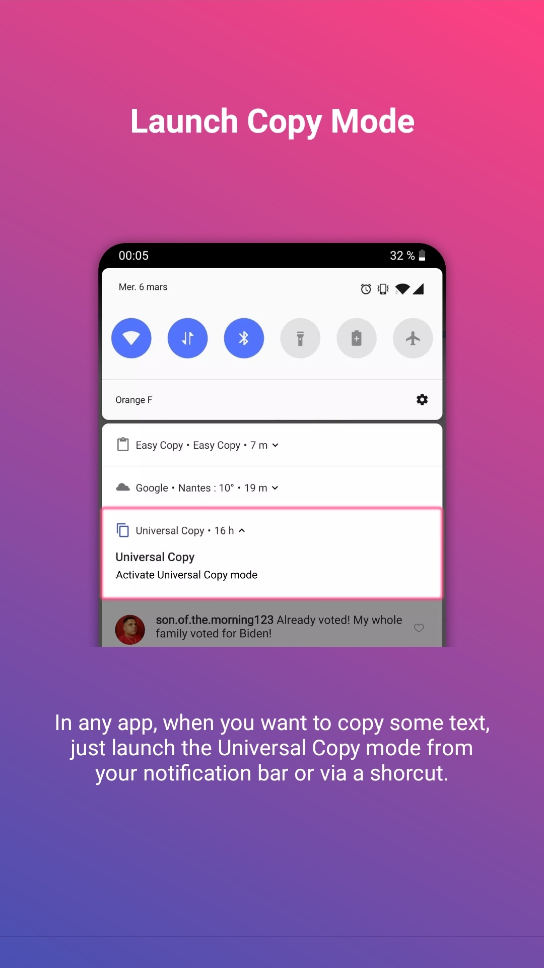 اسکرین شات 2 برنامه Universal Copy