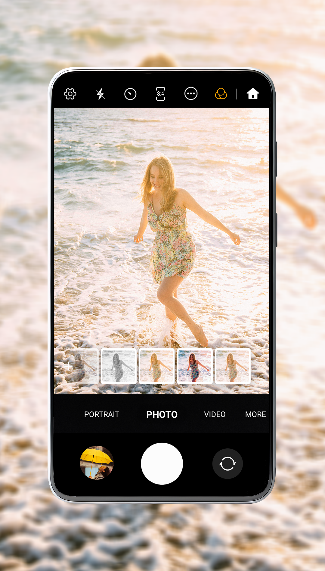 اسکرین شات 3 برنامه Camera for S23 - Galaxy Camera