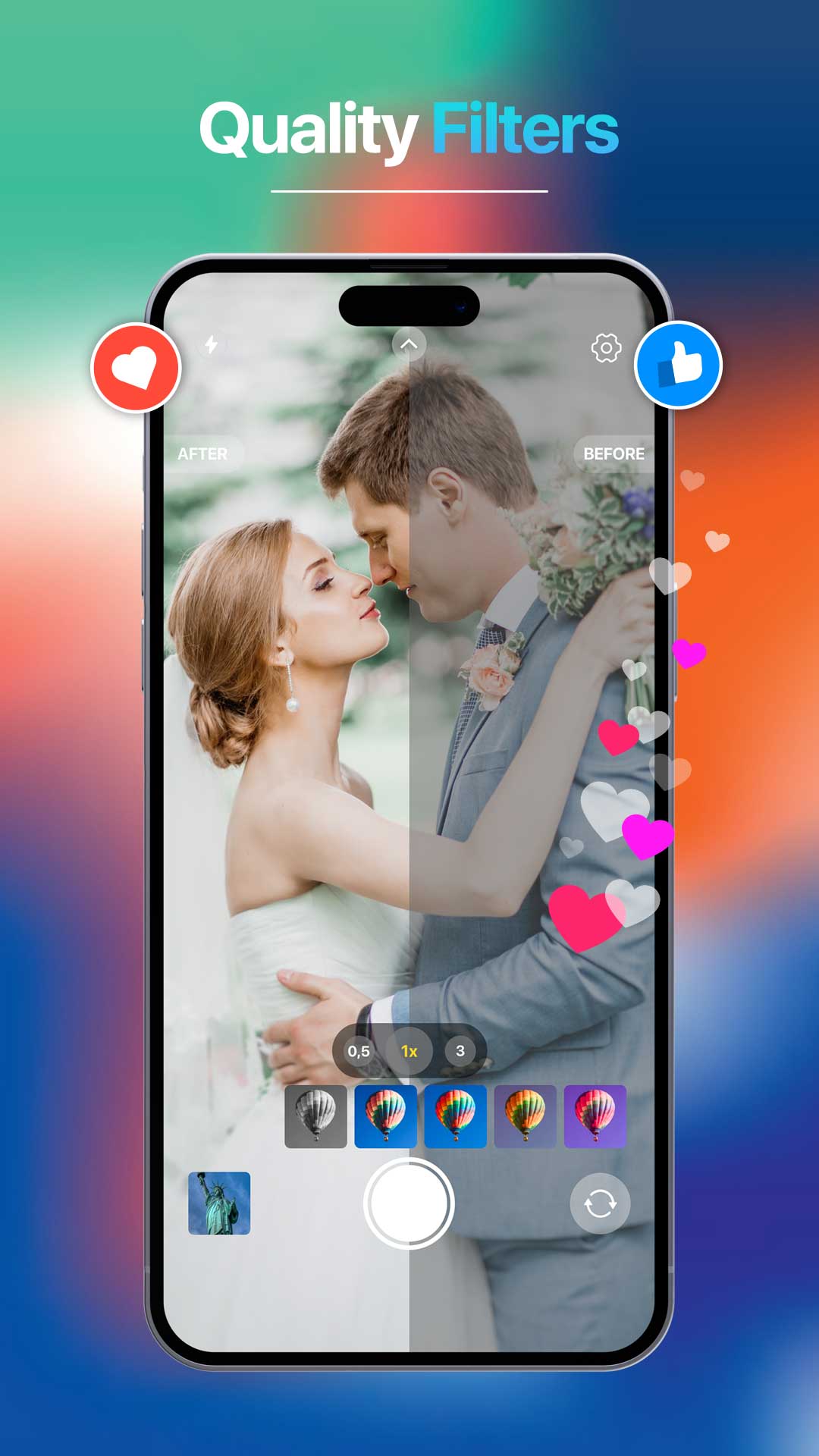 اسکرین شات 3 برنامه Camera 4K Phone 15, Selfie 360