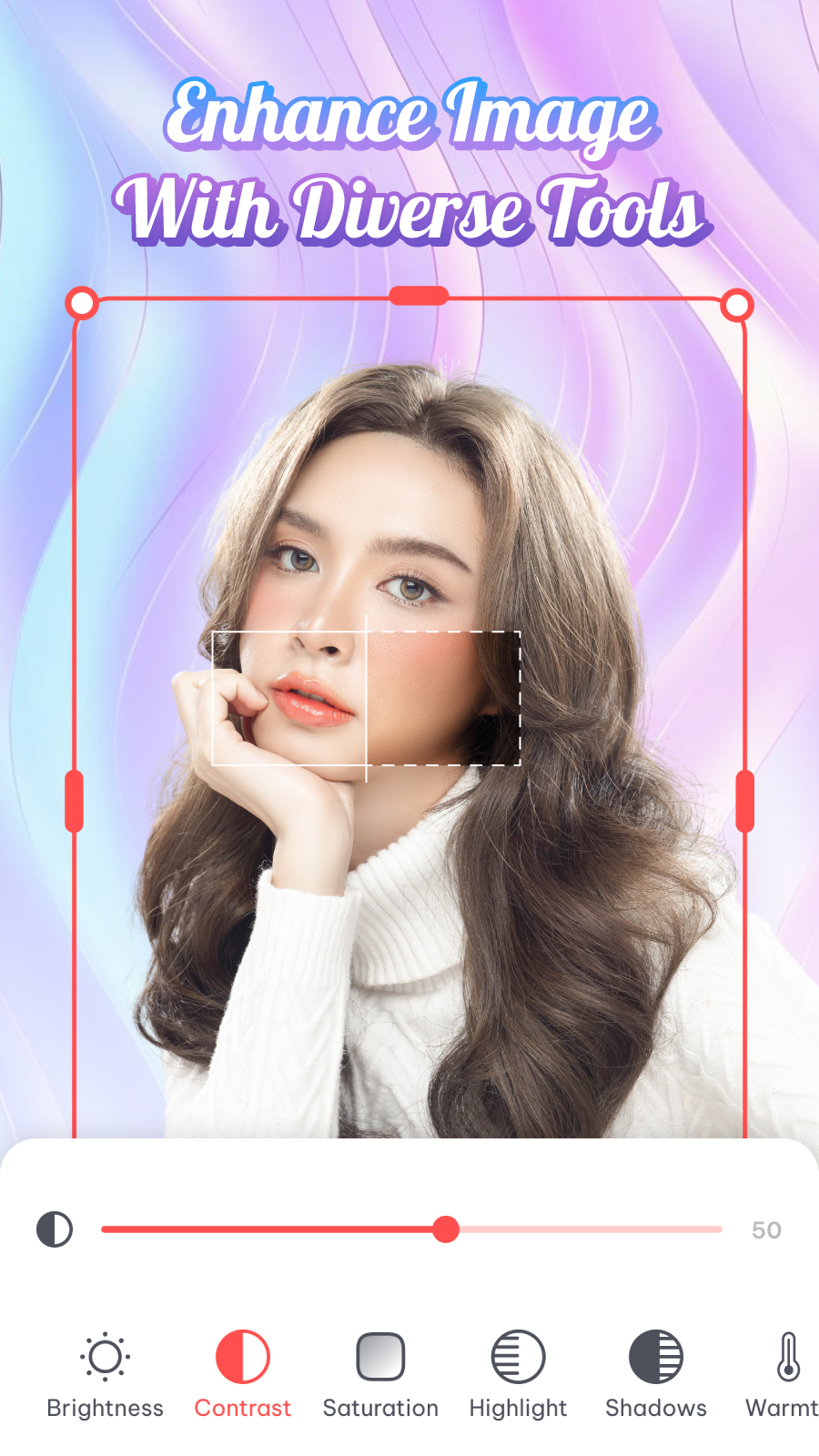 اسکرین شات 5 برنامه Sweet Beauty Camera Filter