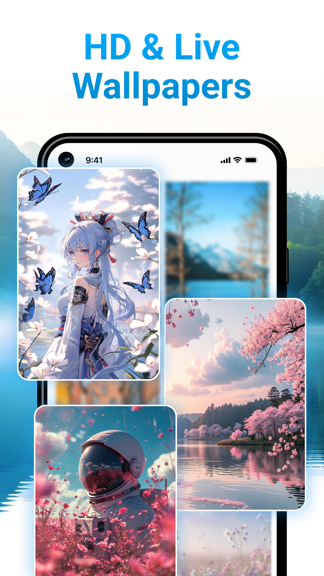 اسکرین شات 4 برنامه Transparent Phone Glass Effect