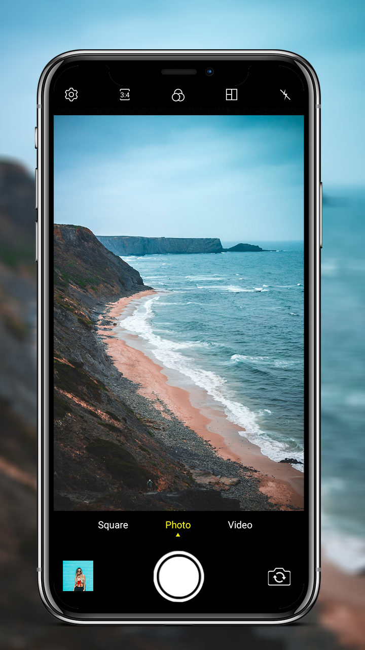 اسکرین شات 3 برنامه Camera iphone 15 - OS16 Camera