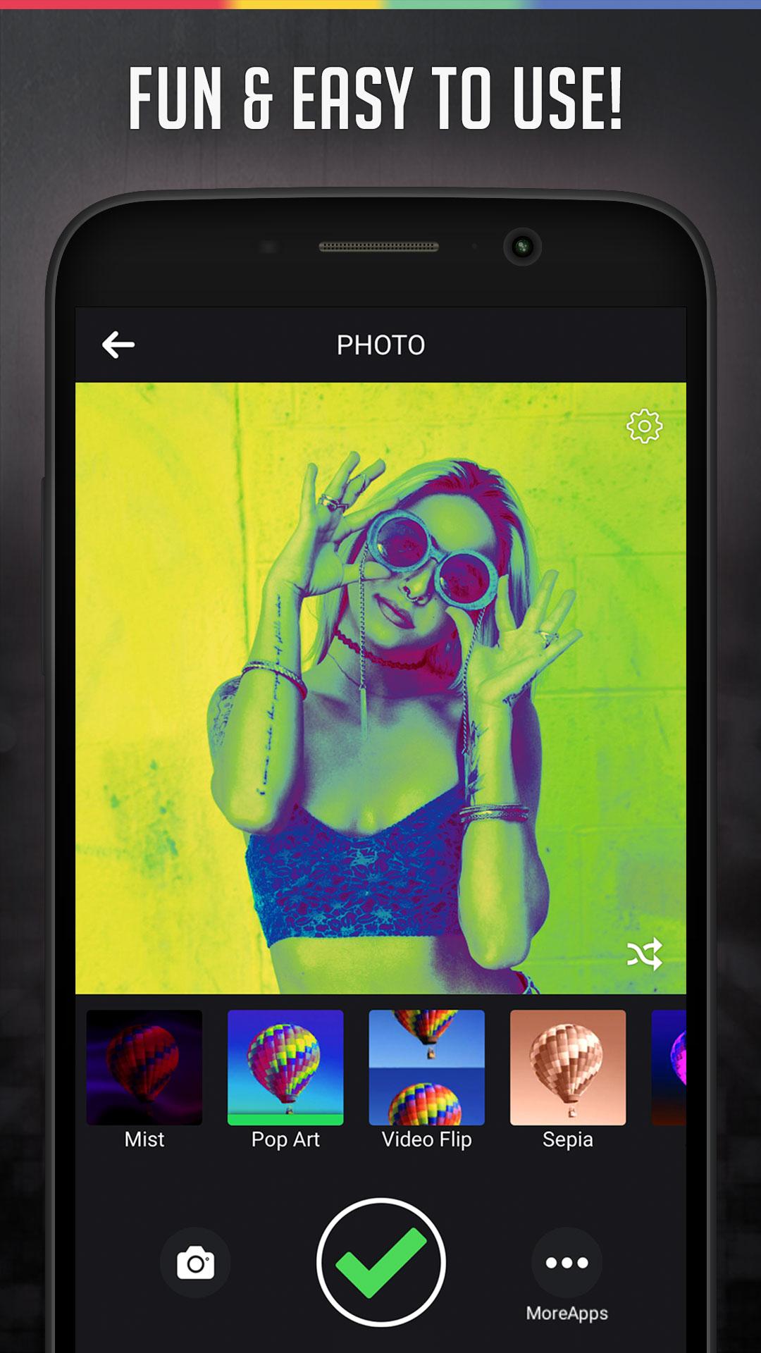 اسکرین شات 2 برنامه Camera Effects & Photo Editor