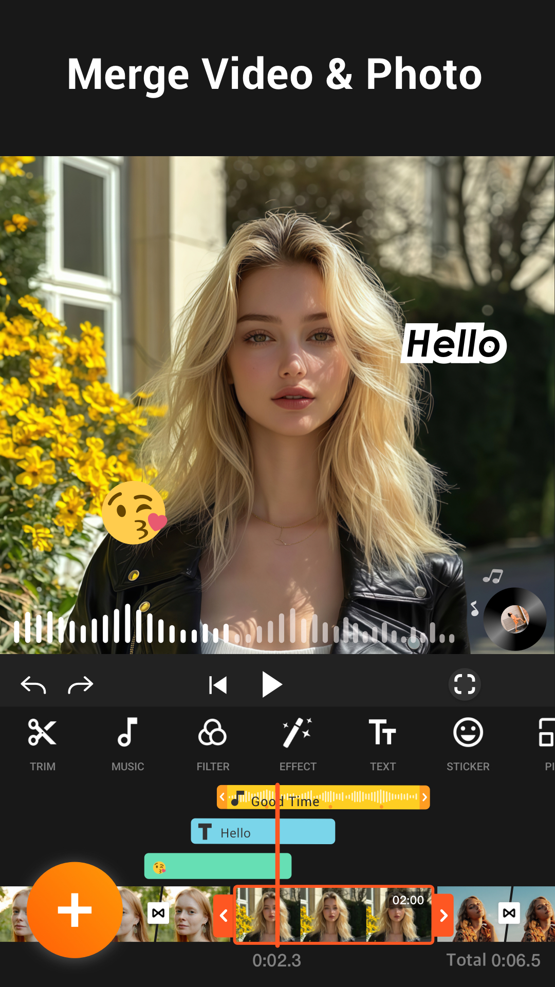 اسکرین شات 1 برنامه YouCut - Video Editor & Maker