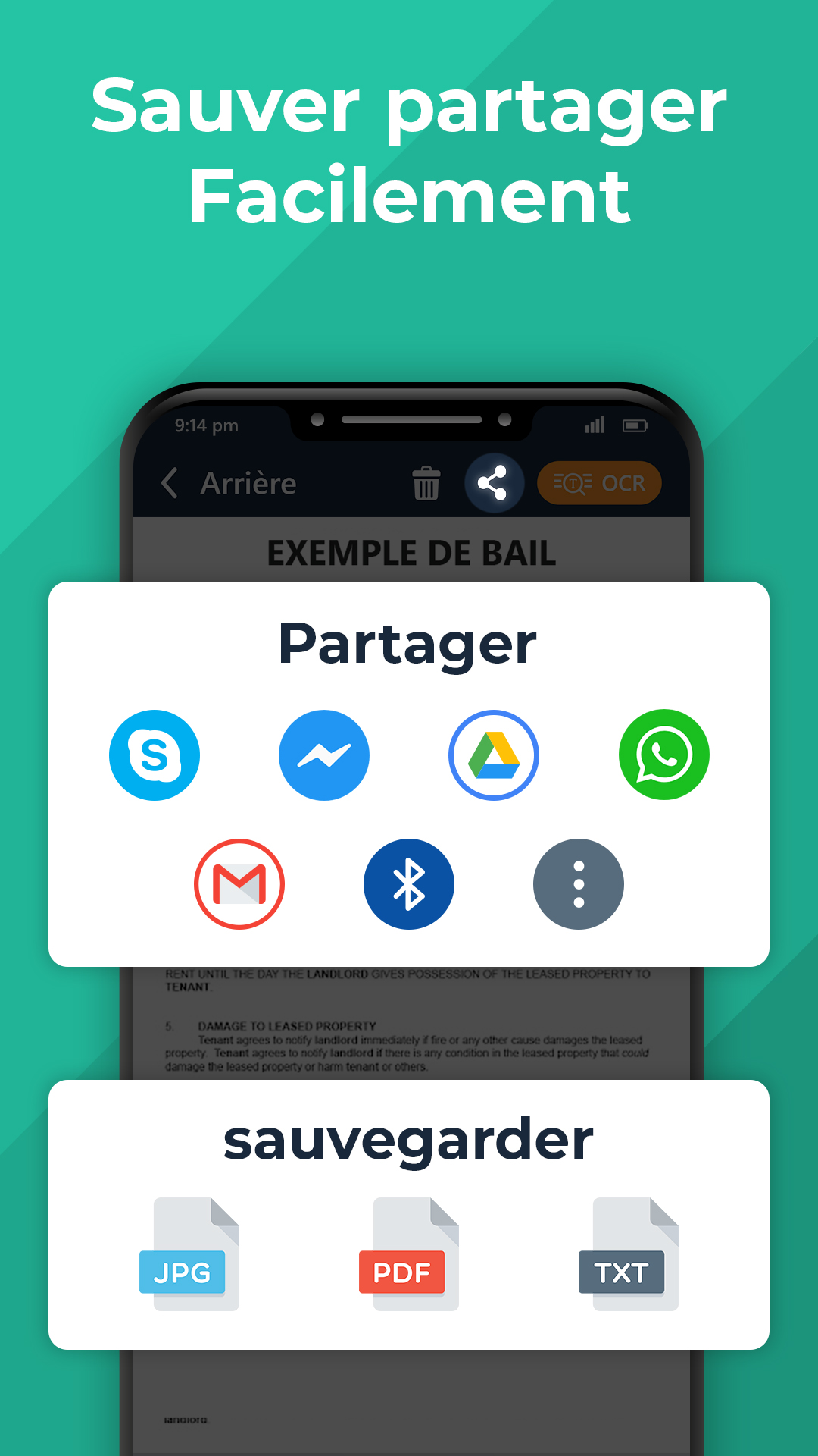 اسکرین شات 3 برنامه Scanner Document - PDF Scanner
