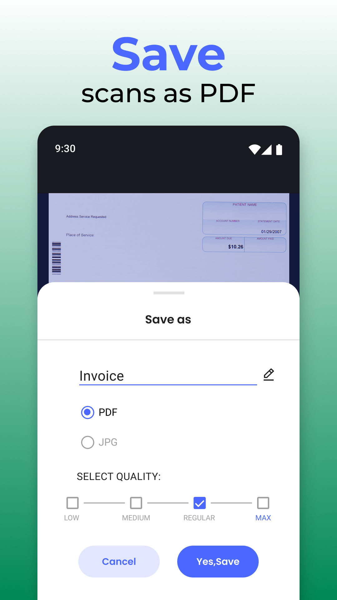 اسکرین شات 3 برنامه PDF Scanner & PDF Reader App