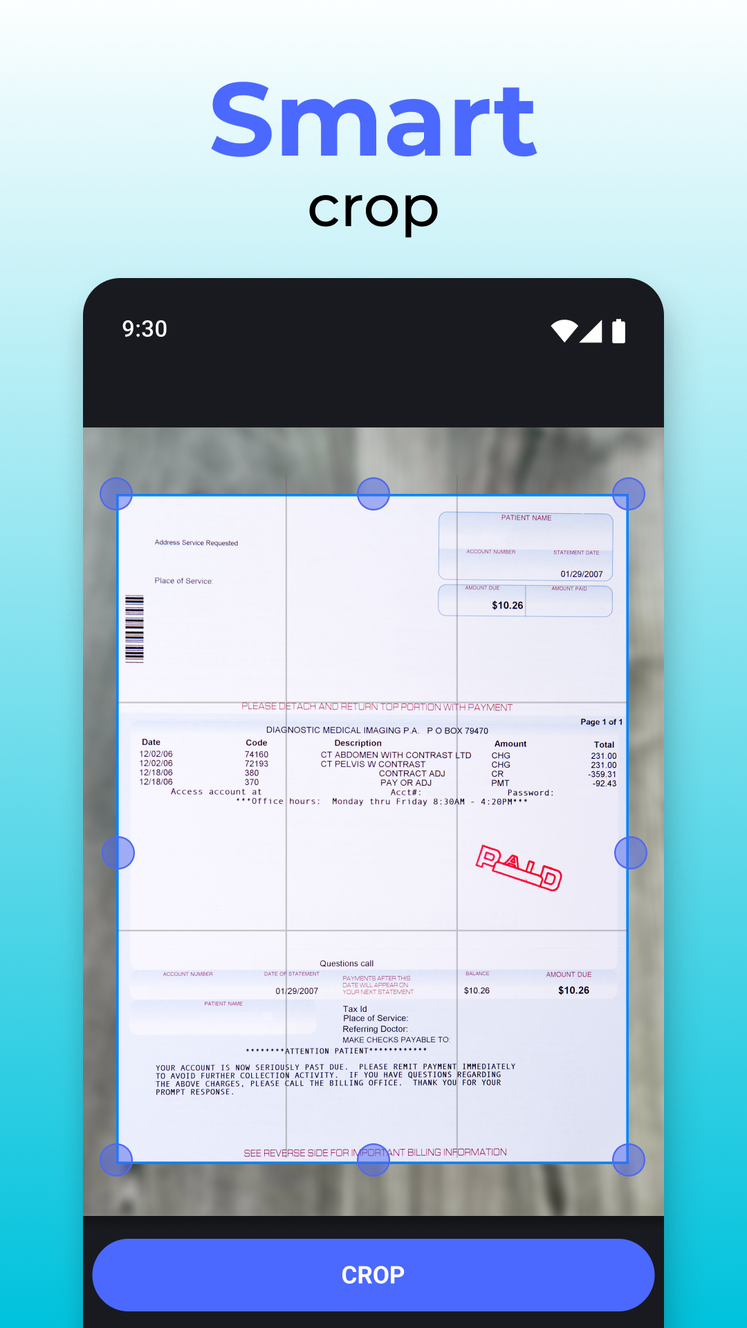 اسکرین شات 2 برنامه PDF Scanner & PDF Reader App
