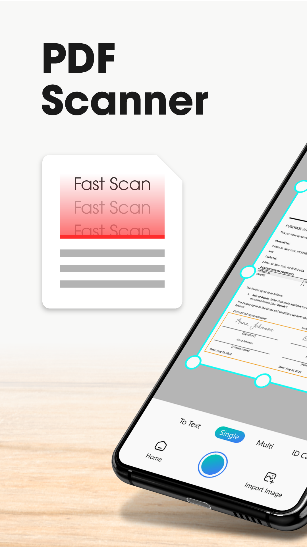 اسکرین شات 1 برنامه PDF Scanner & Doc Scanner App