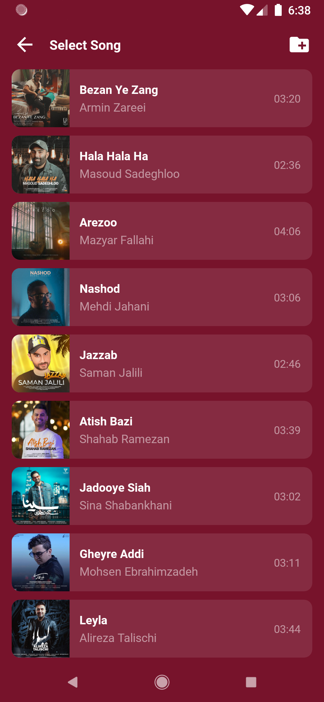اسکرین شات 3 برنامه CamSong - Camera with Song