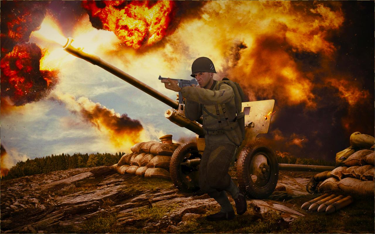 اسکرین شات 3 بازی Call of Glory: WW2 TPS Games