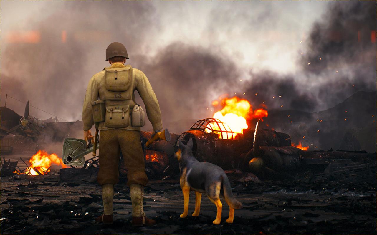 اسکرین شات 4 بازی Call of Glory: WW2 TPS Games
