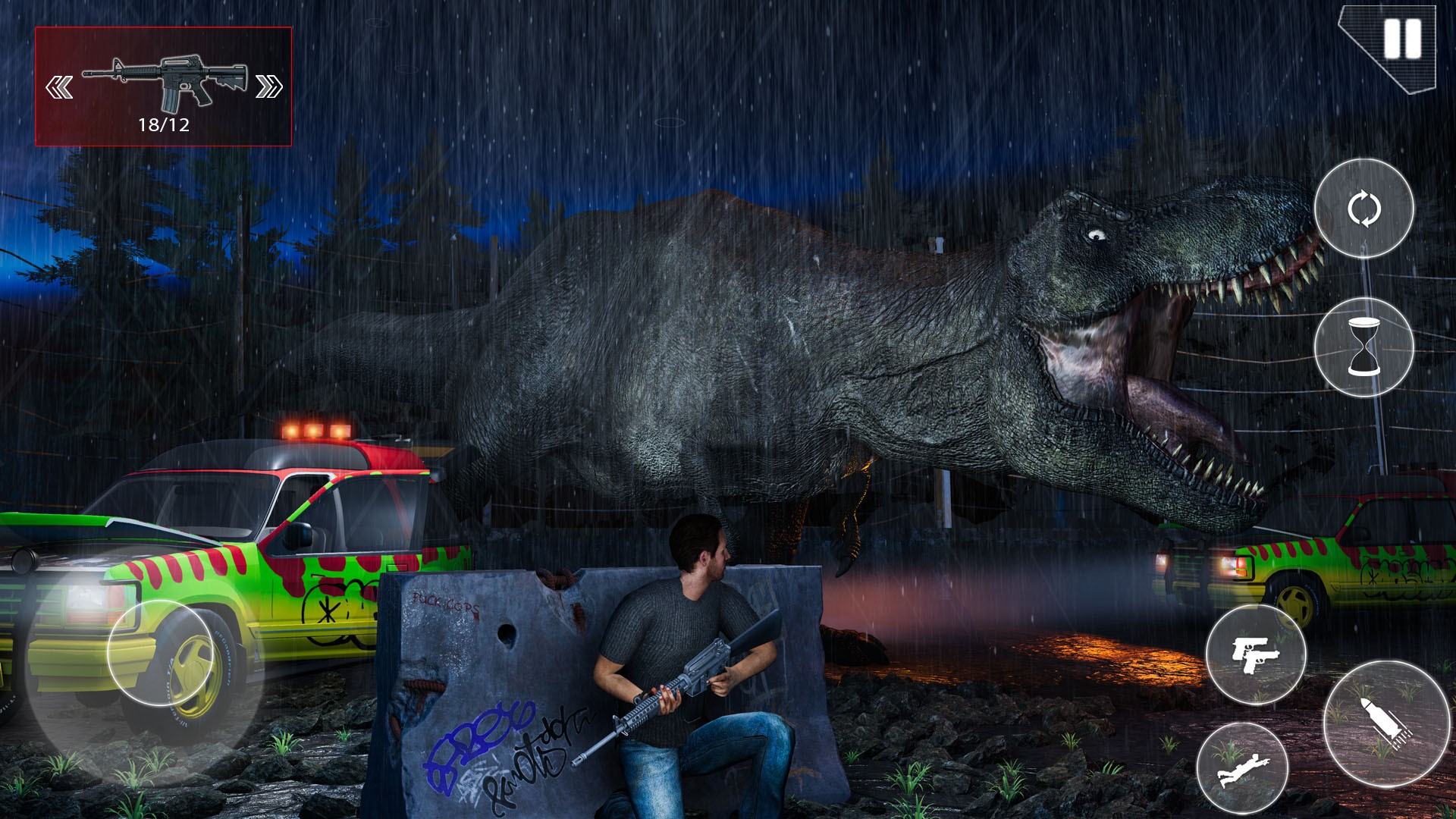 اسکرین شات 1 بازی Jurassic Zoo: Dinosaur Hunting