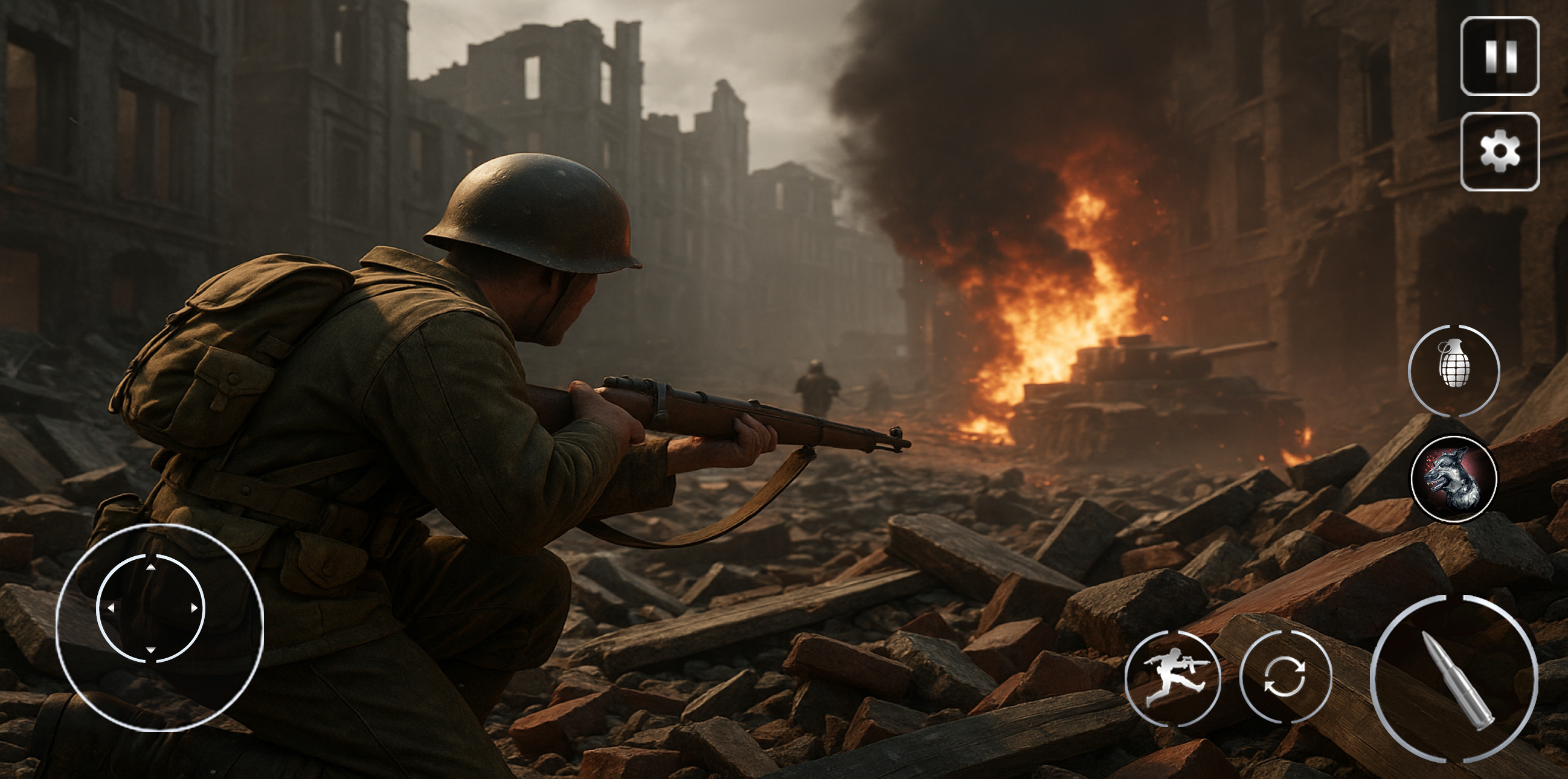 اسکرین شات 1 بازی مدال جنگ - جنگ جهانی