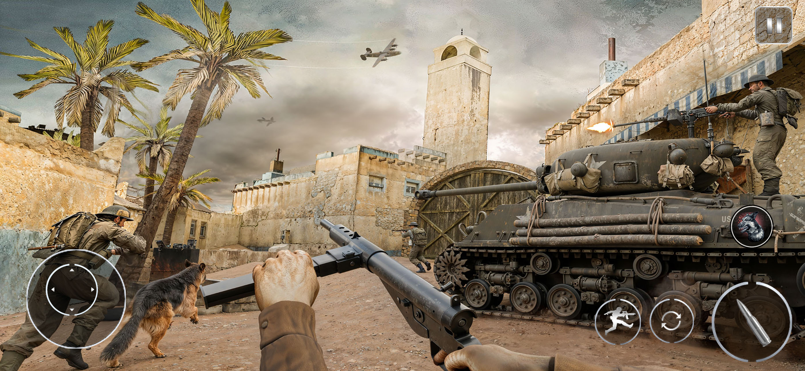اسکرین شات 5 بازی Call Of Courage : WW2 Shooting
