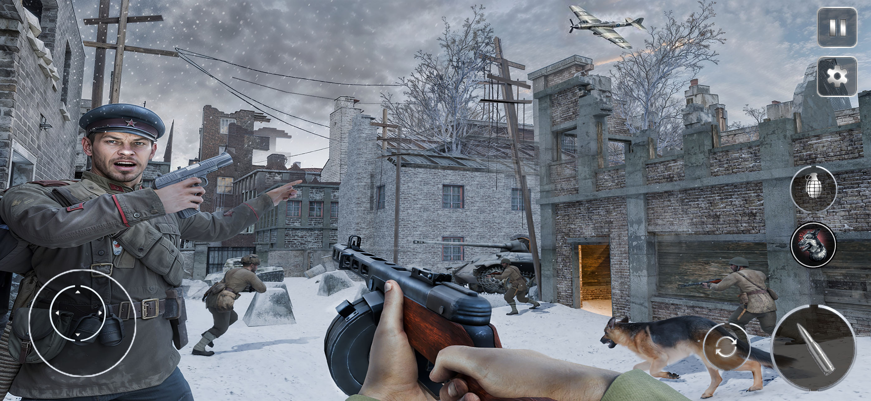 اسکرین شات 4 بازی Call Of Courage : WW2 Shooting