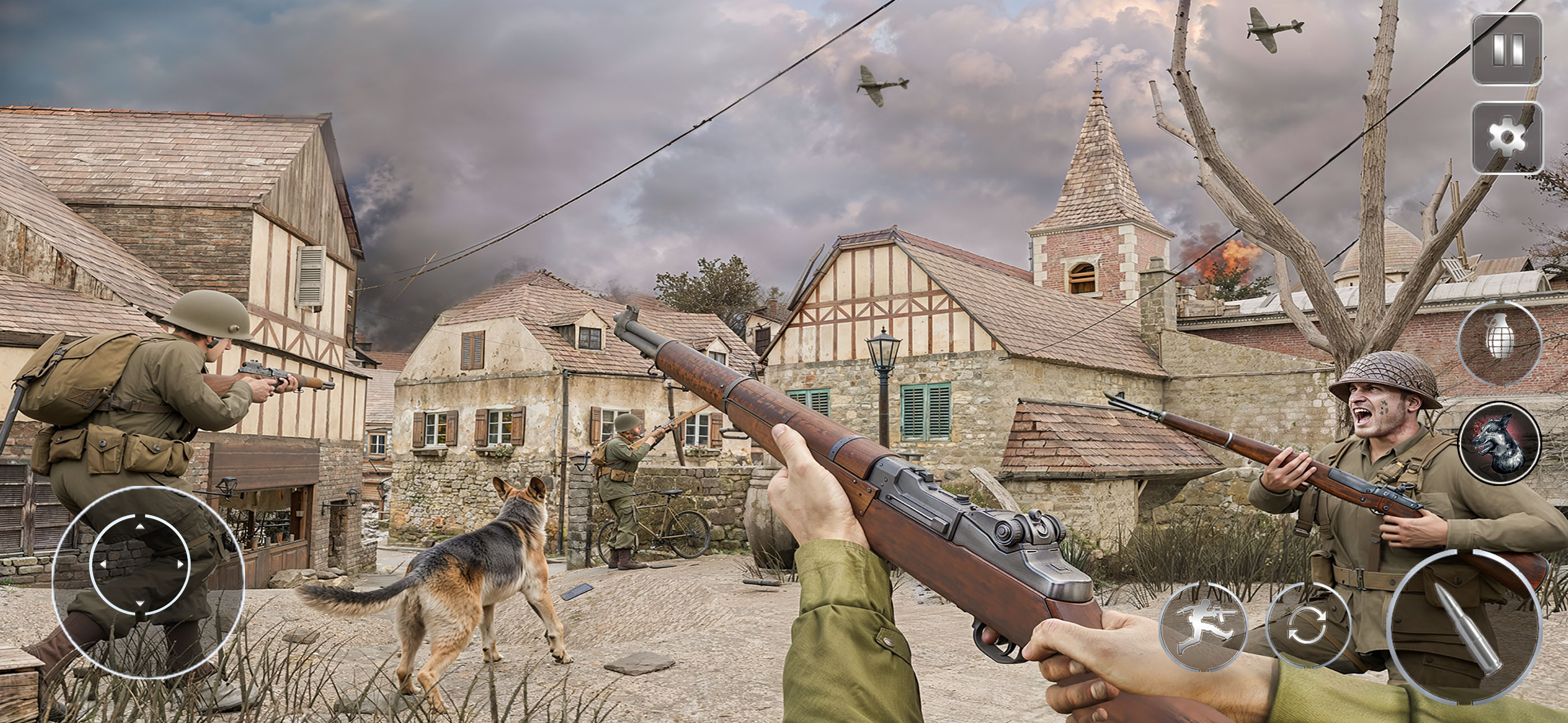اسکرین شات 3 بازی Call Of Courage : WW2 Shooting