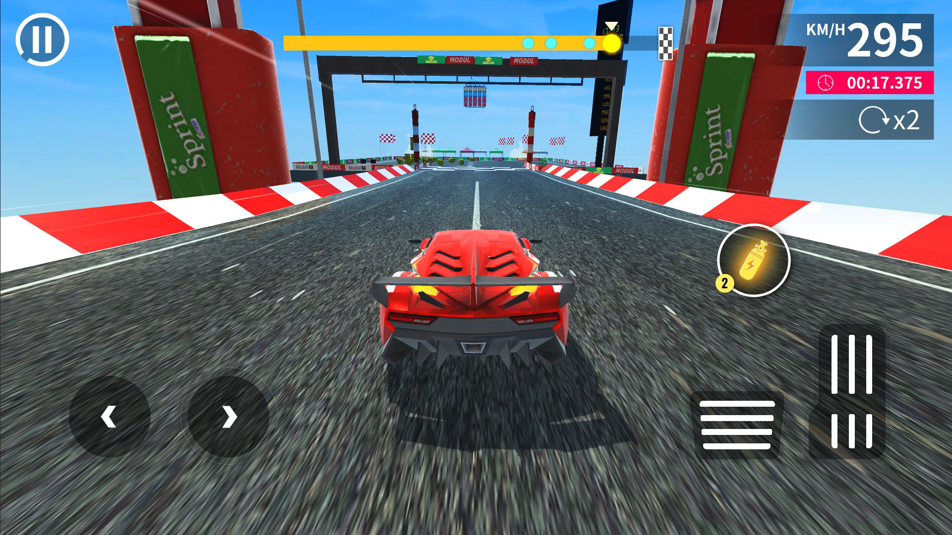 اسکرین شات 5 بازی extreme car race master games