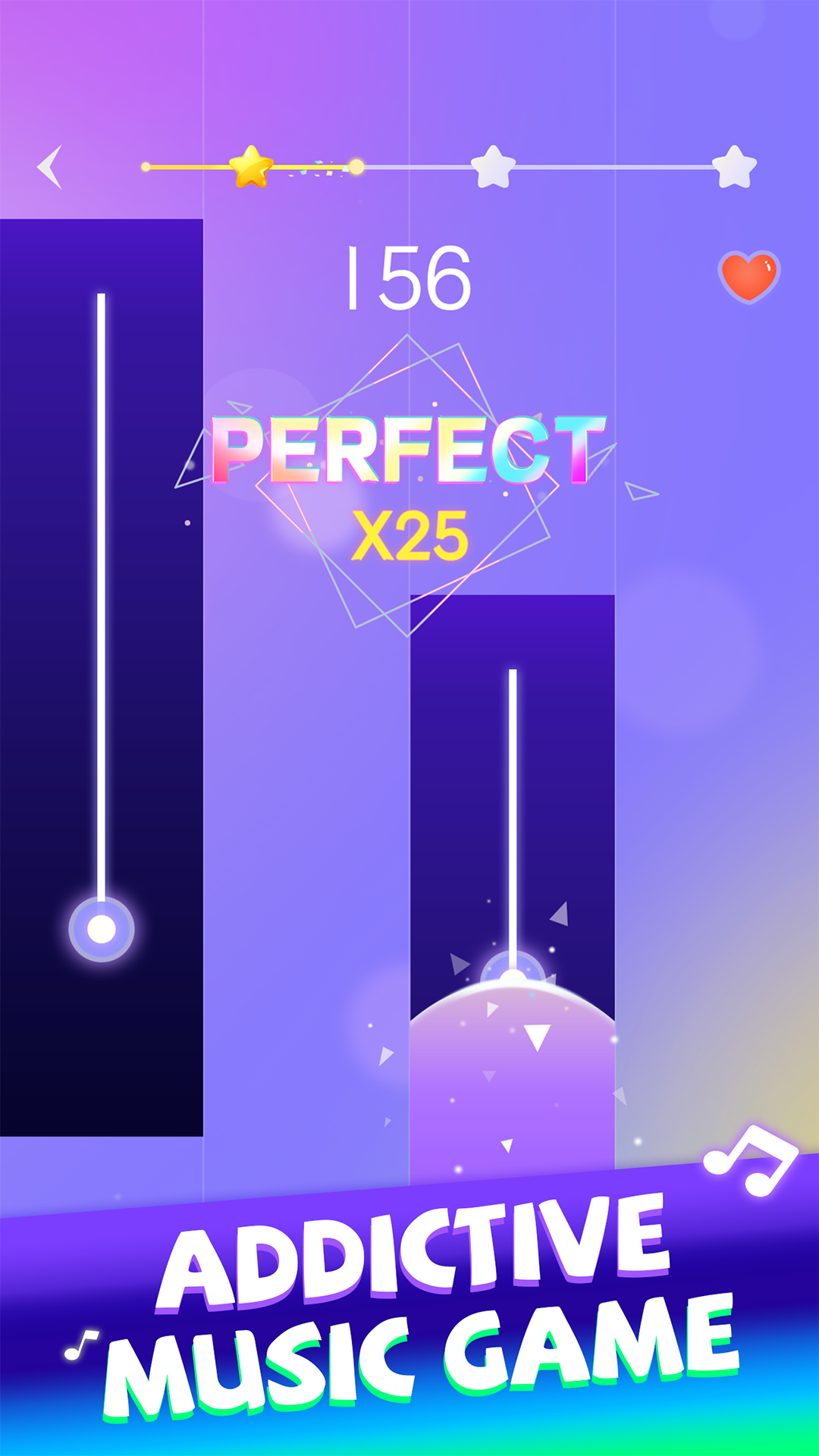 اسکرین شات 1 بازی Beat Piano Dance:music game