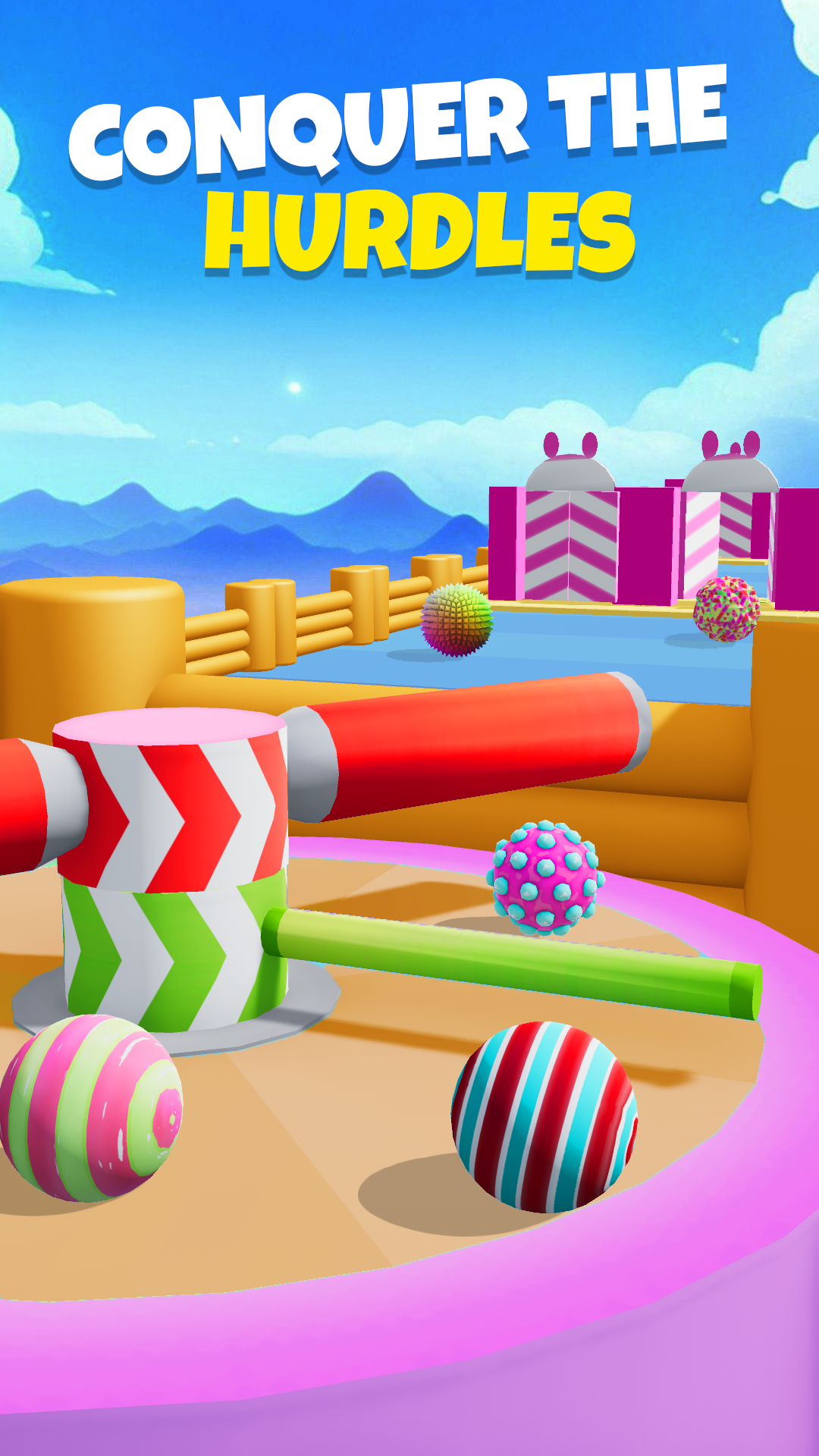 اسکرین شات 3 بازی Candy Ball Run - Rolling Games