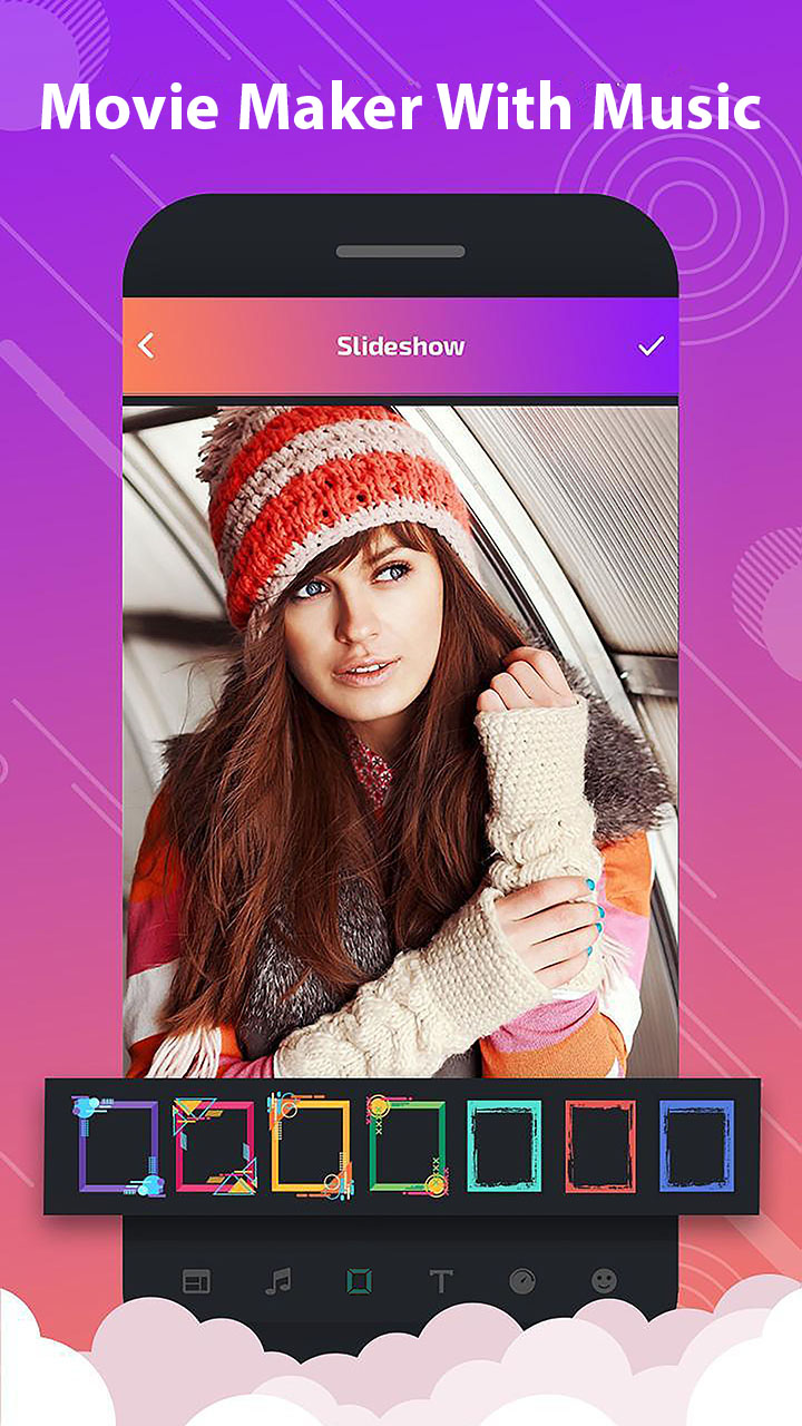 اسکرین شات 4 برنامه Movie Maker With Music - Photo to Video Maker
