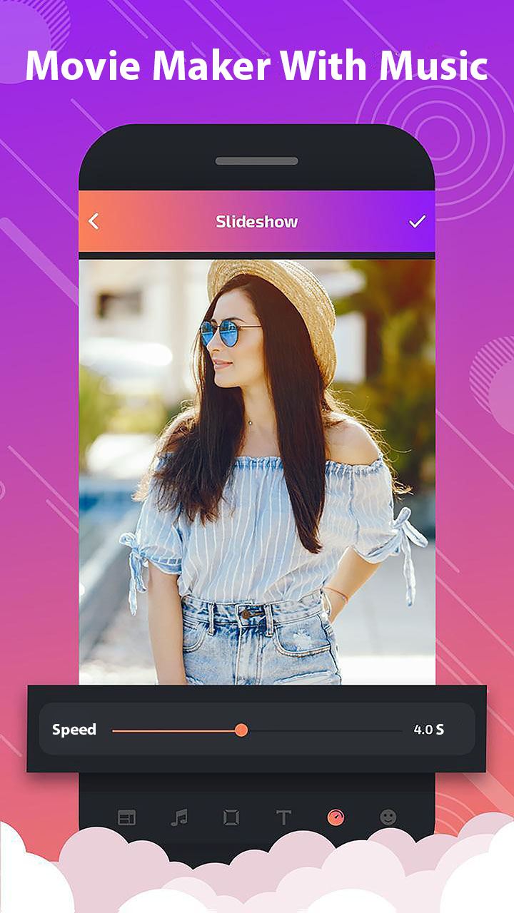 اسکرین شات 5 برنامه Movie Maker With Music - Photo to Video Maker