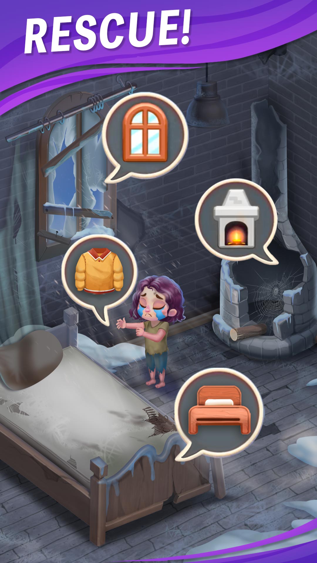 اسکرین شات 3 بازی Rescue Mary: Manor Renovation