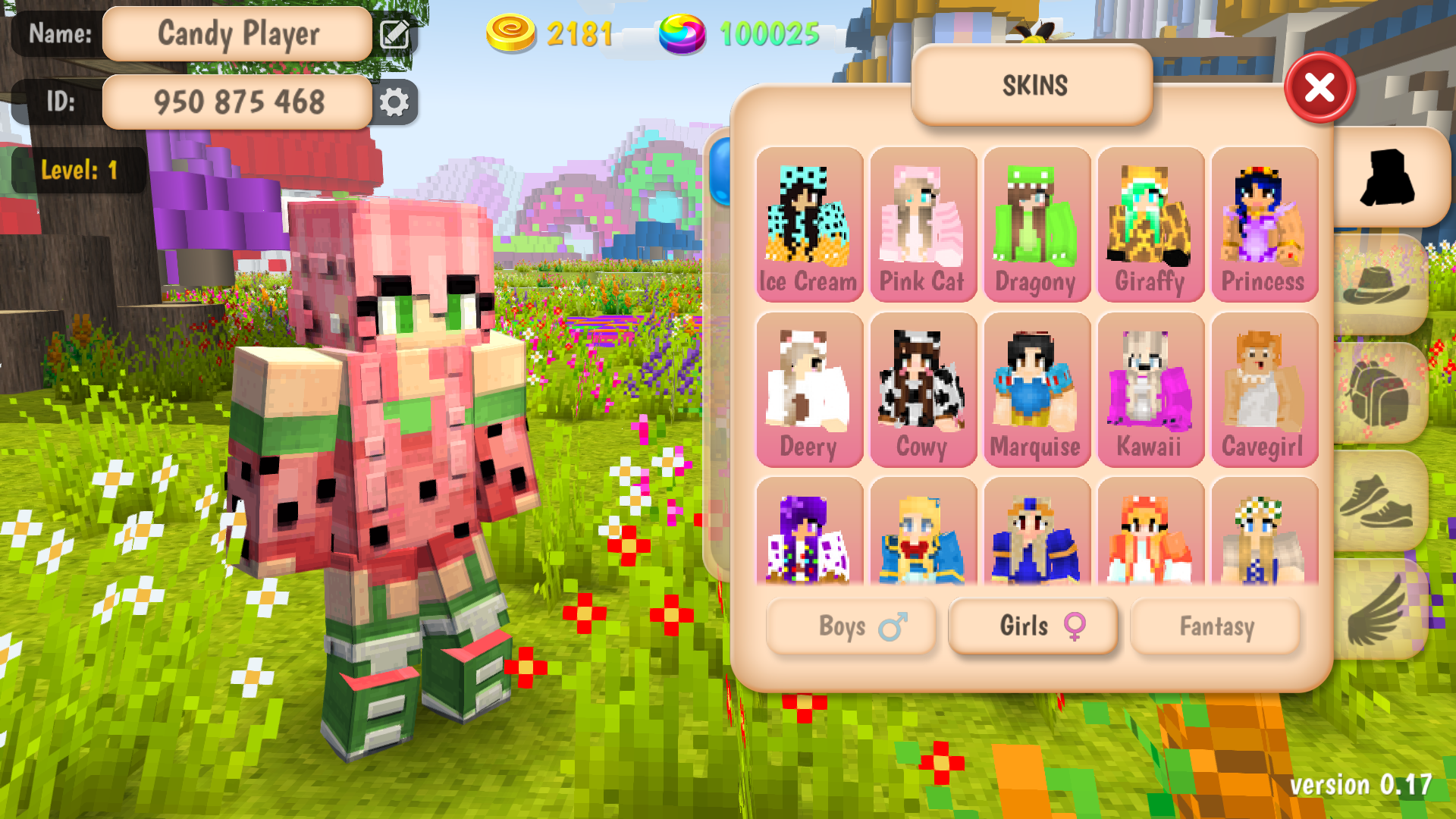 اسکرین شات 1 بازی Candy World: Craft